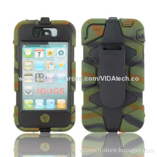 Combo Holster Heavy Duty Plastic Case for iPhone 4 4s and iPhone 5s, Manufacturer